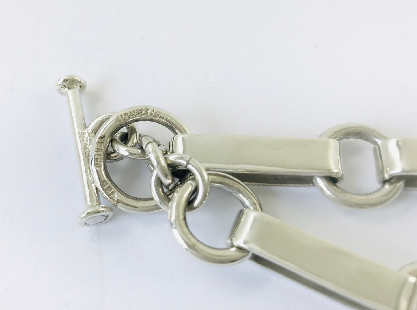 Vintage Taxco Mexican 925 Sterling Silver Chain Link Necklace. 121g, 52 cm, 20"