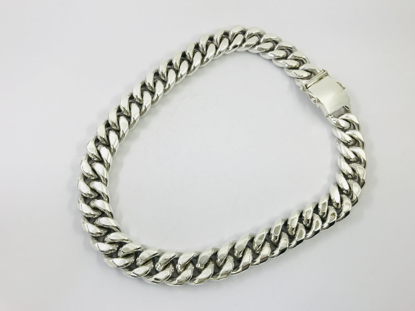 Magnificent Taxco Mexican 925 Sterling Silver Curb Chain Necklace. 676 g, 21.75"