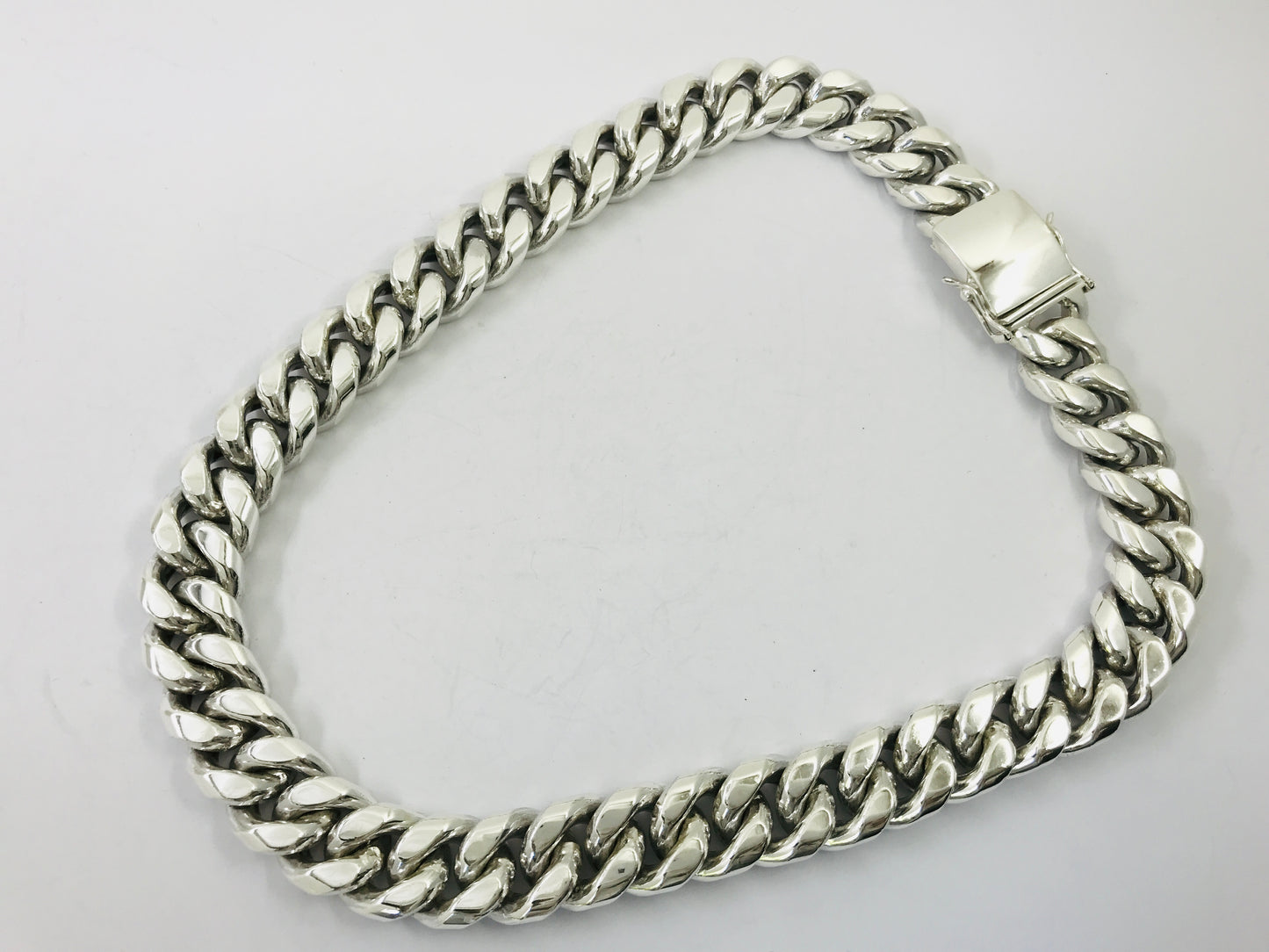 Magnificent Taxco, Mexican 925 Sterling Silver Curb Chain Necklace. 739 g, 23.5"
