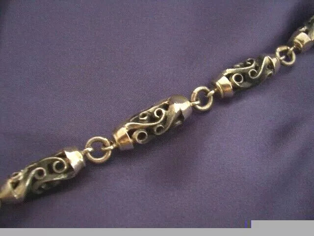 950 Sterling Silver Biker Wallet Chain. 192 grams, 61 cm, 24"